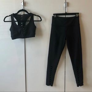 Black SoulCycle Workout Set